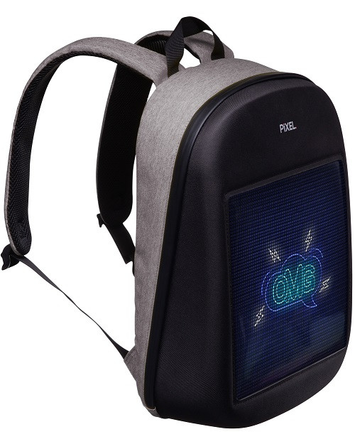 Рюкзак с LED-дисплеем PIXEL ONE - GRAFIT серый